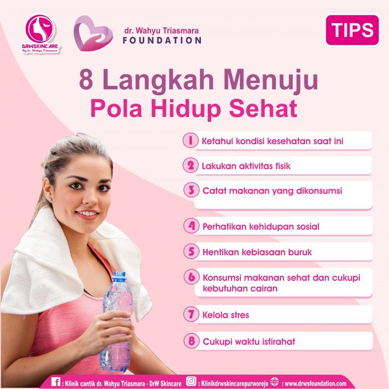 8 Langkah Menuju Pola Hidup Sehat