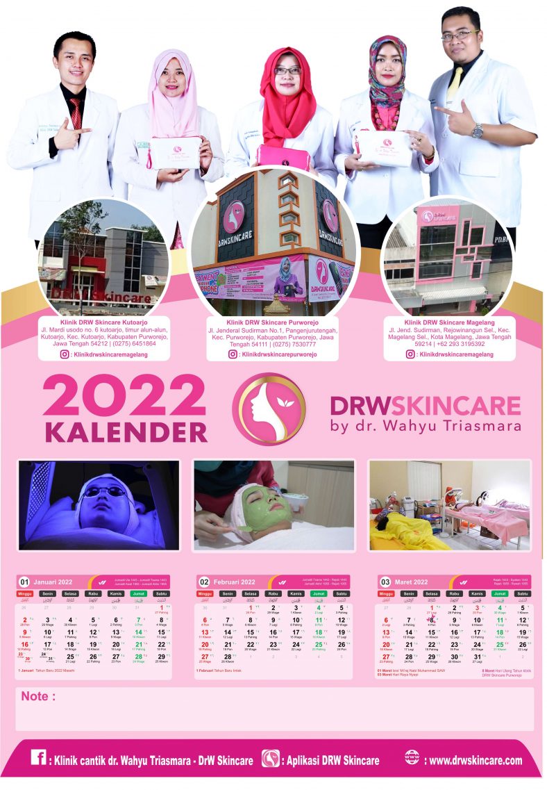 KALENDER 2022 Edisi DRW Skincare