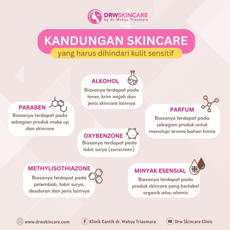 Kandungan Skincare Yang Harus Dihindari Kulit Sensitif