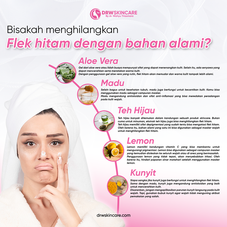 Bisakah Menghilangkan Flek Hitam dengan Bahan Alami? Ini Penjelasannya