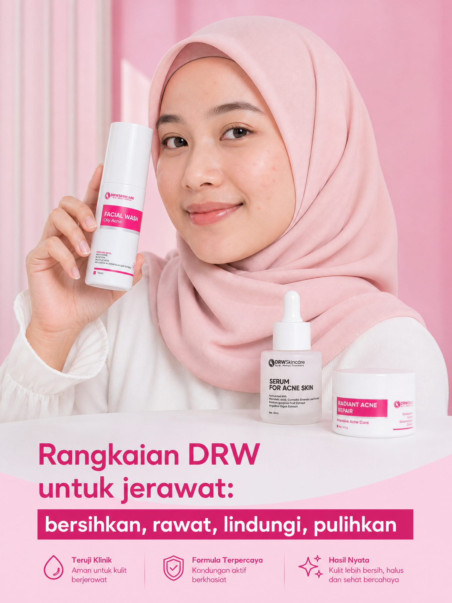 Rekomendasi Skincare untuk Jerawat dari DRW Skincare: Lawan Jerawat, Raih Kulit Sehat!