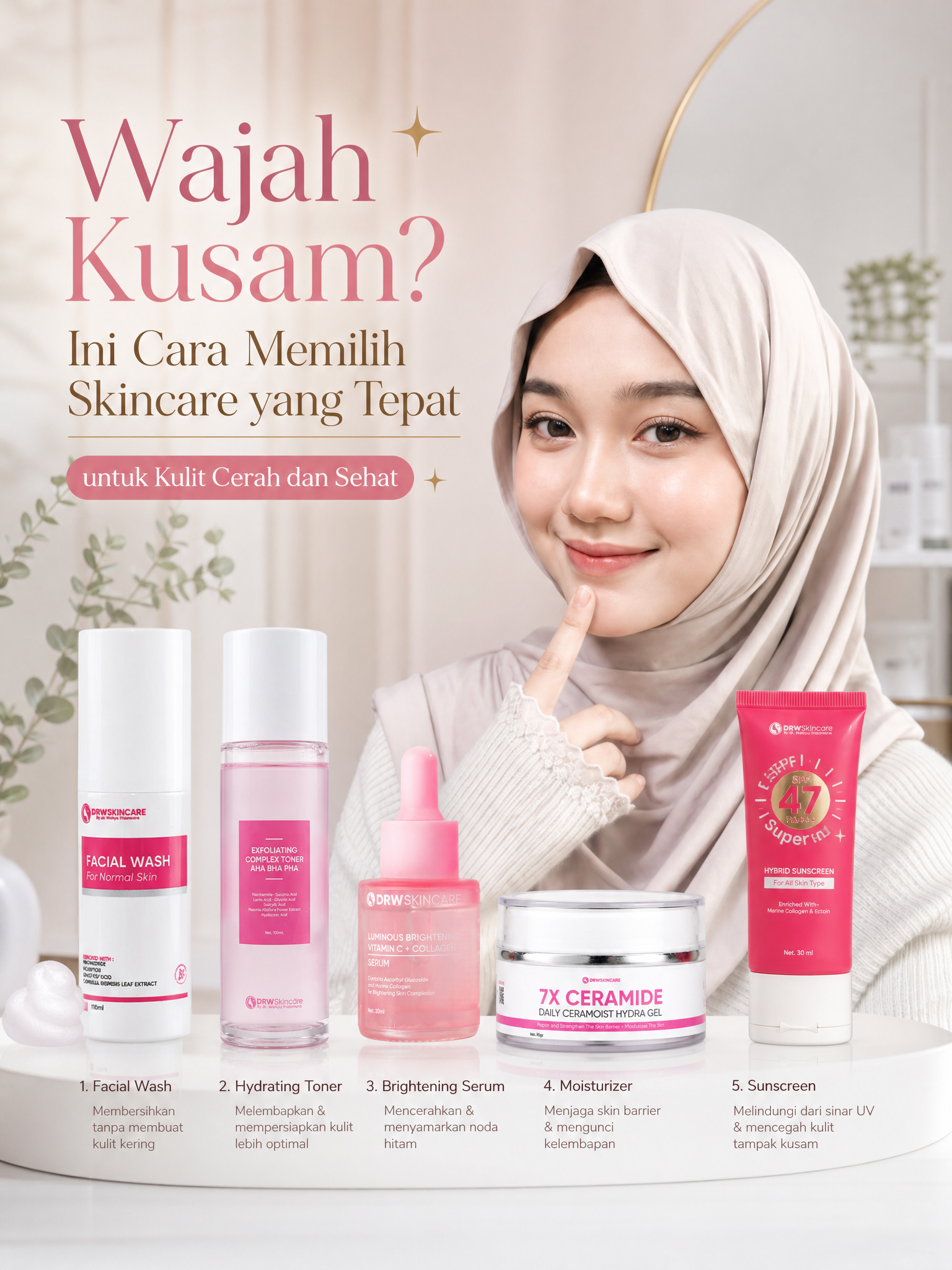 Wajah Kusam? Ini Cara Memilih Skincare yang Tepat untuk Kulit Cerah dan Sehat