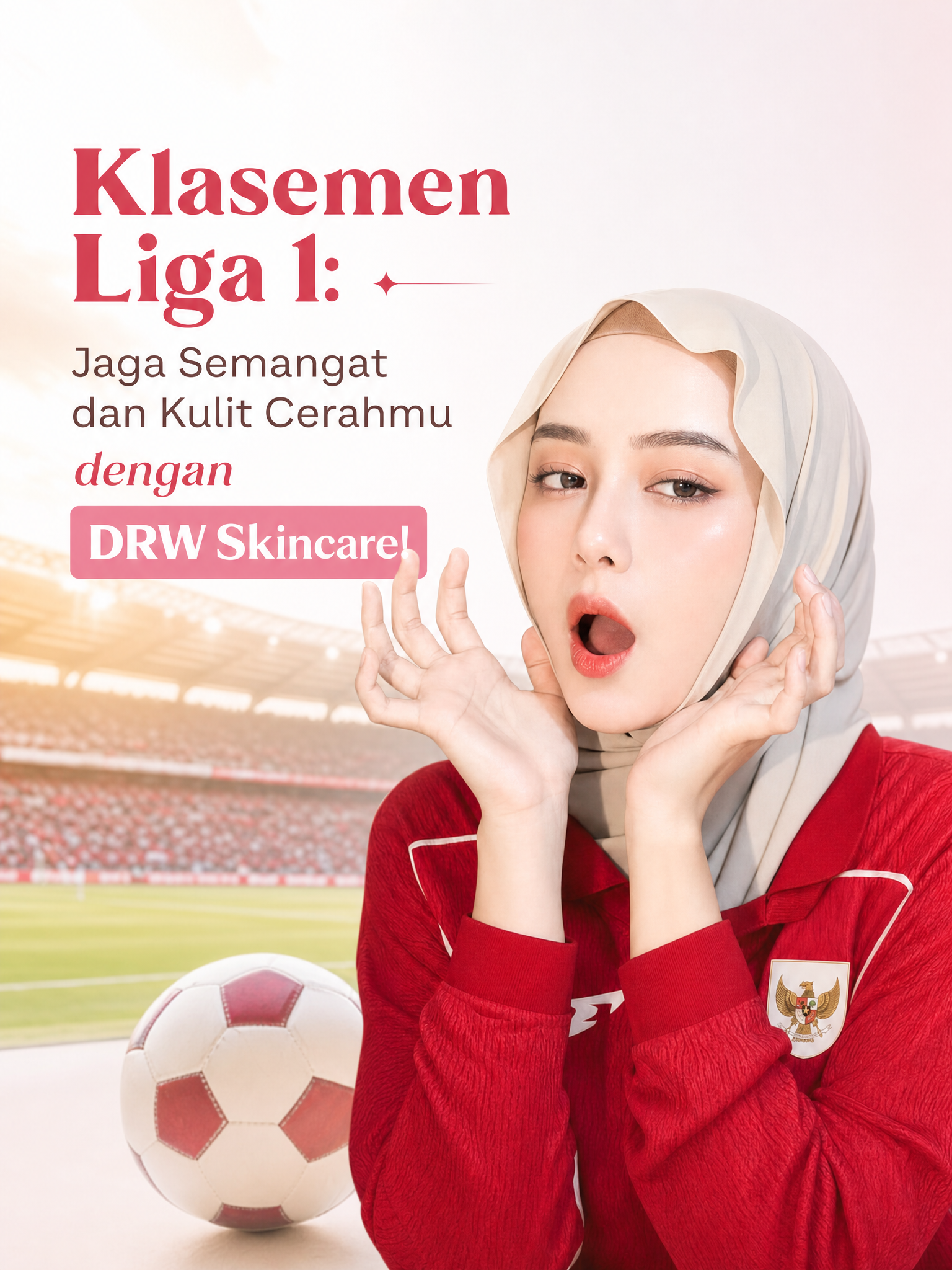Klasemen Liga 1: Jaga Semangat dan Kulit Cerahmu dengan DRW Skincare!