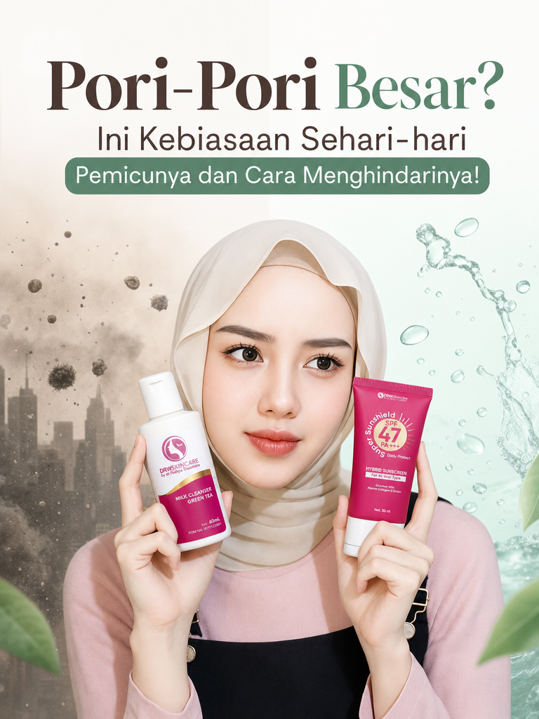 Pori-Pori Besar? Ini Kebiasaan Sehari-hari Pemicunya dan Cara Menghindarinya!