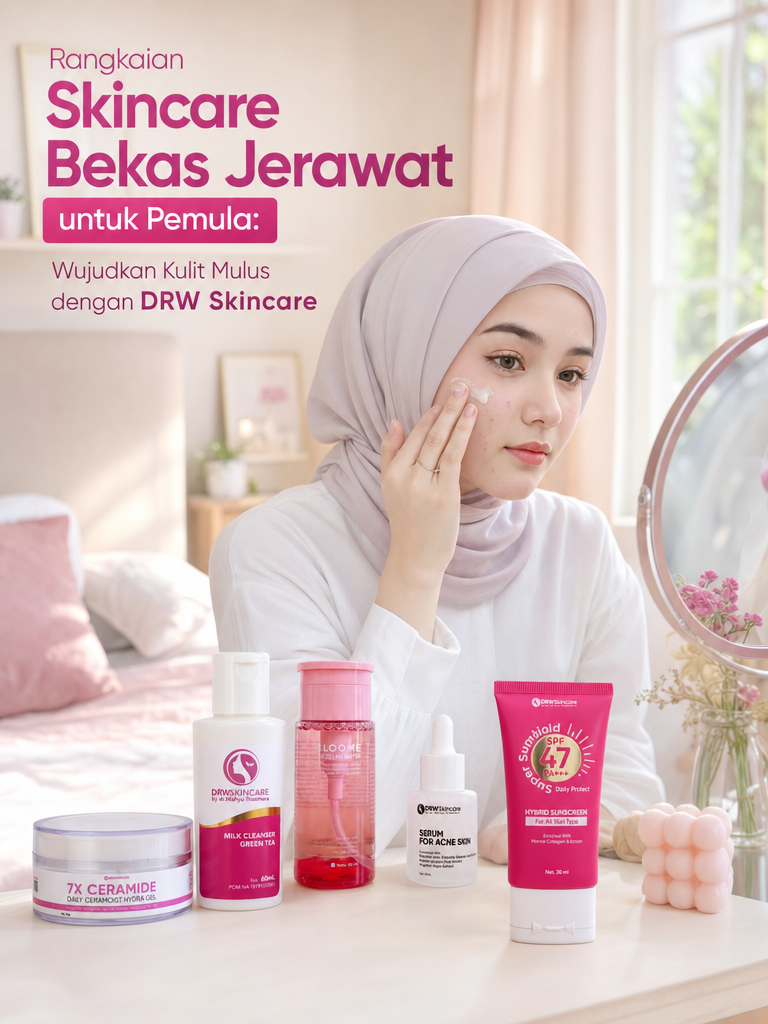 Rangkaian Skincare Bekas Jerawat untuk Pemula: Wujudkan Kulit Mulus dengan DRW Skincare