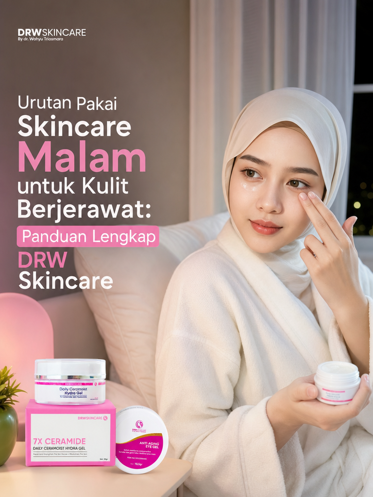 Urutan Pakai Skincare Malam untuk Kulit Berjerawat: Panduan Lengkap DRW Skincare