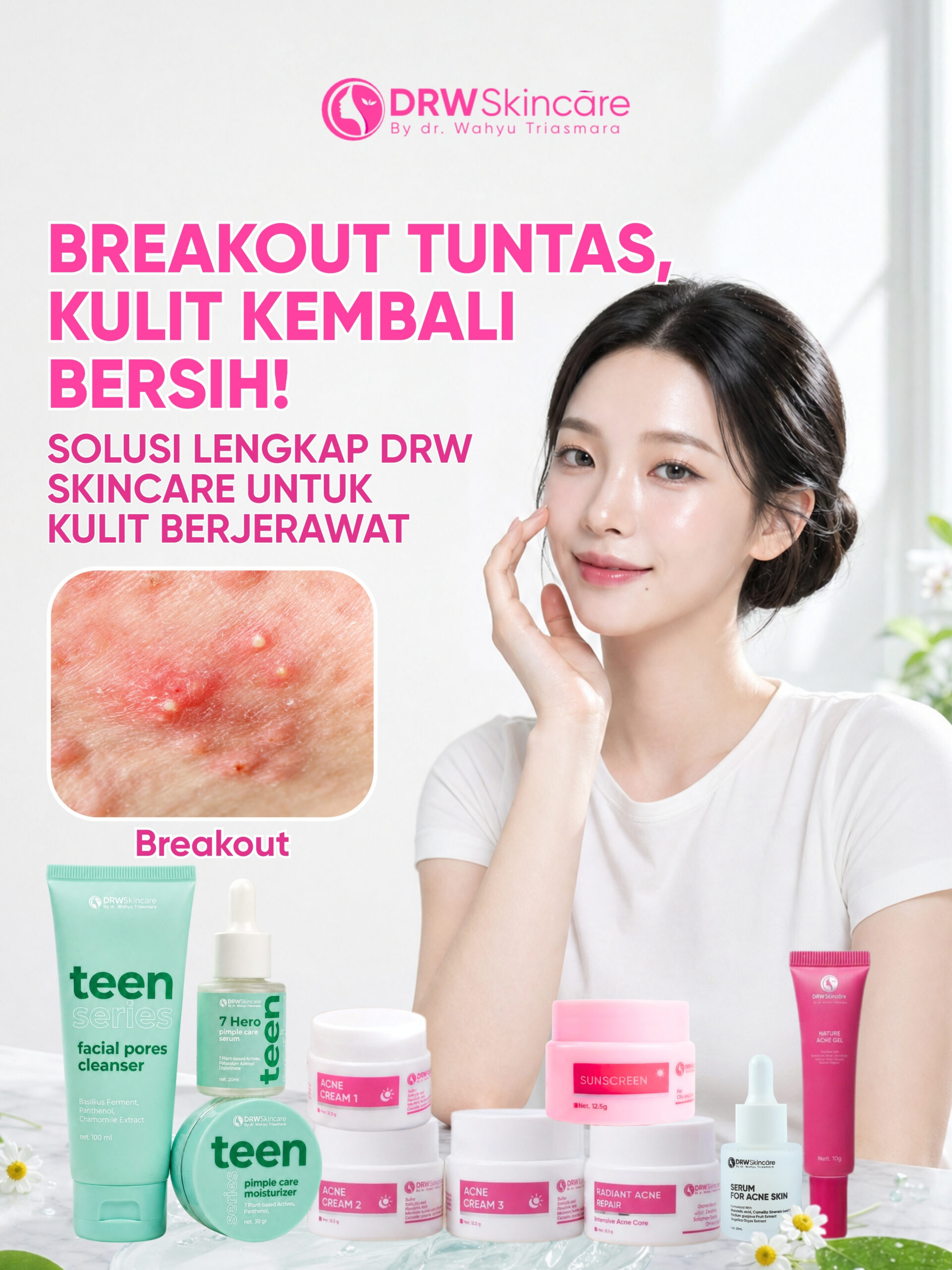 DRW Skincare untuk Atasi Breakout: Solusi Lengkap untuk Kulit Berjerawat dan Sehat