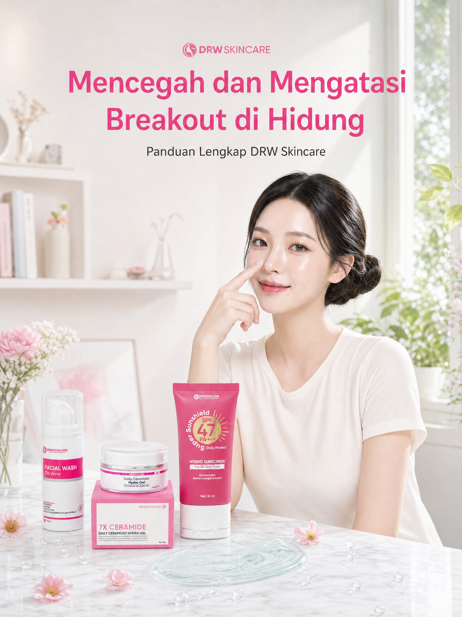 Mencegah dan Mengatasi Breakout di Hidung: Panduan Lengkap DRW Skincare