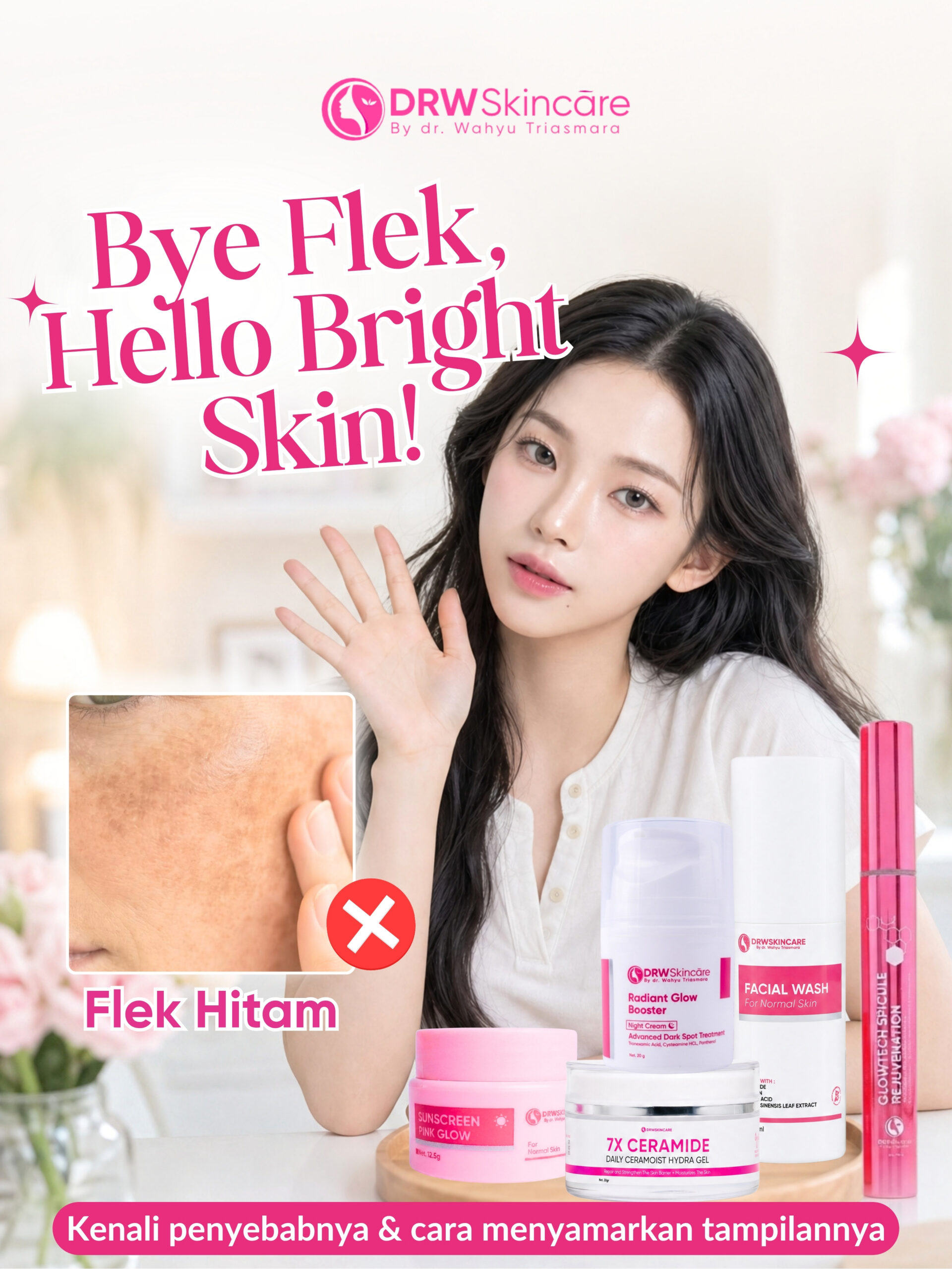 Bye Flek Hitam Membandel: Pilihan Paket Perawatan DRW Skincare dan Kisaran Harganya