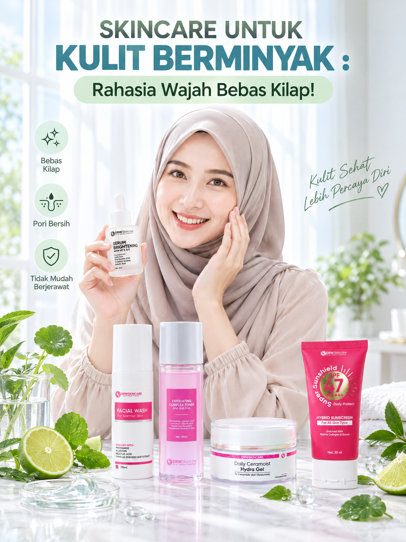 Panduan Lengkap Memilih Skincare untuk Kulit Berminyak: Rahasia Wajah Bebas Kilap!